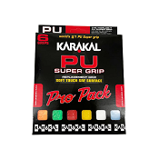 Pro Pack de 6 Supergrips Karakal PU