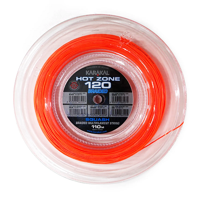 Bobina Cordaje Karakal Hot Zone Braided 110m Orange 1.20 mm