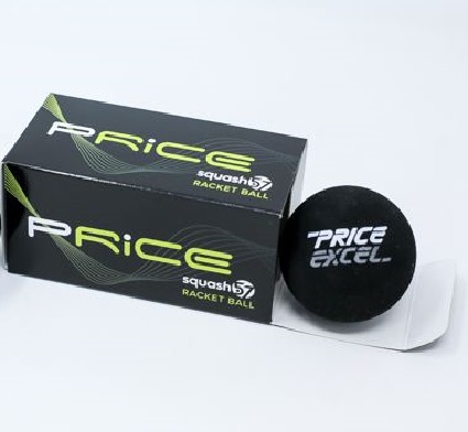 3 Pelotas de racquetball Price Excel (un punto amarillo)