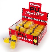 Caja de 24 Supergrips Karakal PU amarillos